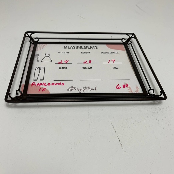 Appleseed's Paisley 100% Cotton 3/4 Sleeve Top Size 1X, Pink - Picture 6 of 7